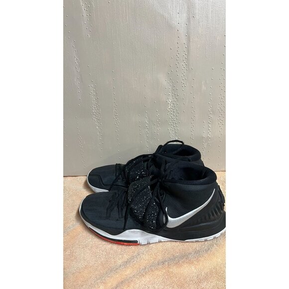 Nike Kyrie 6 Jet Black White BQ4630 Mens size 12